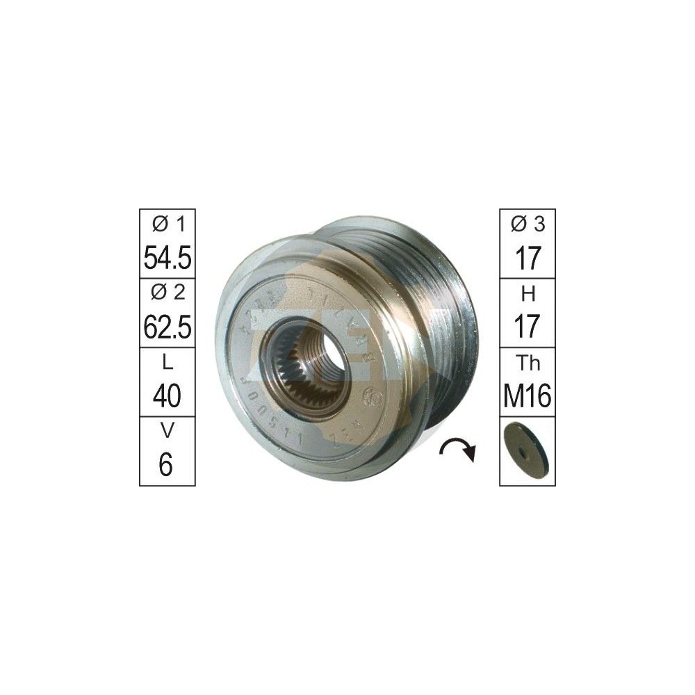 ERA Generatorfreilauf ZN5524