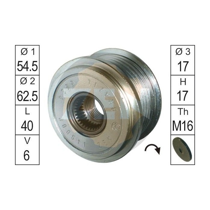 ERA Generatorfreilauf ZN5524