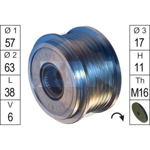 ERA Generatorfreilauf ZN5561