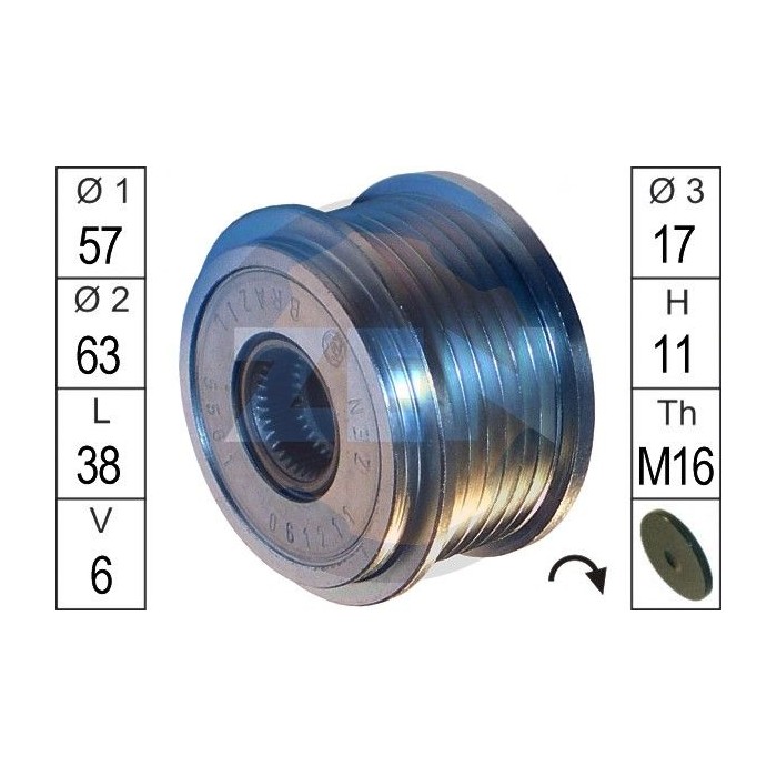 ERA Generatorfreilauf ZN5561