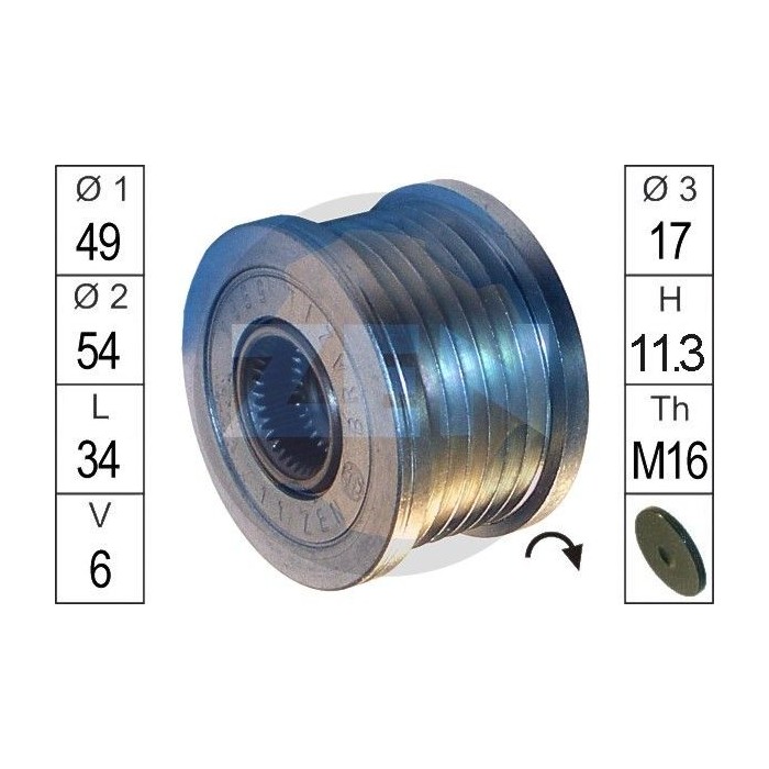 ERA Generatorfreilauf ZN5564