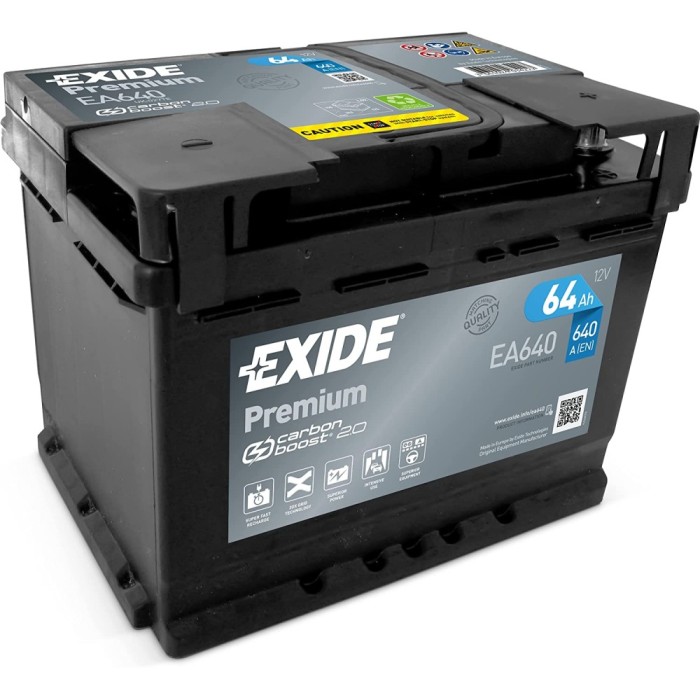 EXIDE PREMIUM Starterbatterie EA640