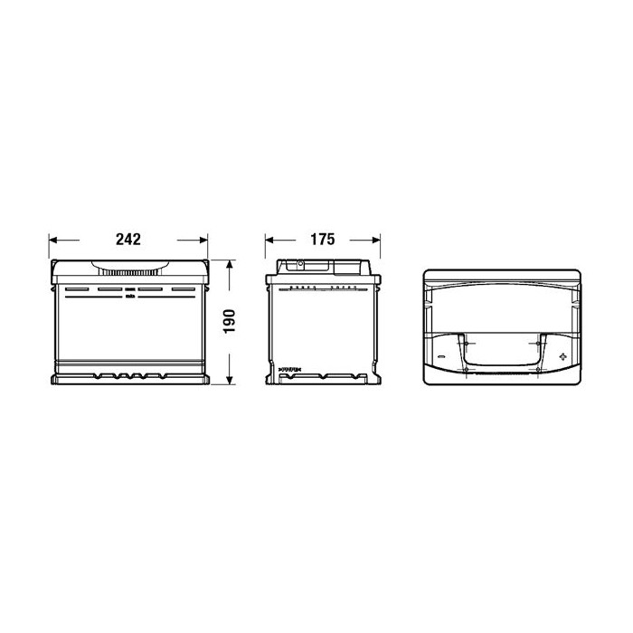 EXIDE PREMIUM Starterbatterie EA640