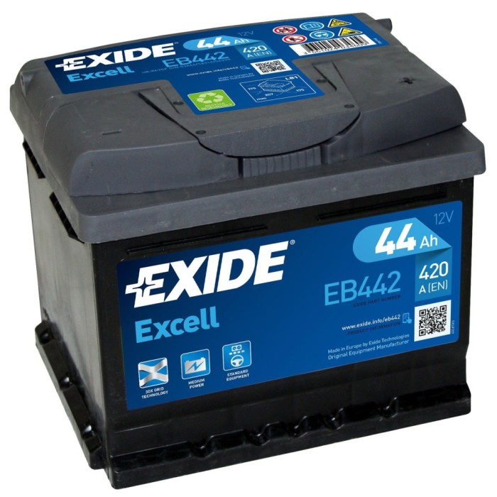 Starterbatterie Exide Eb442 44Ah 420A L1 12V