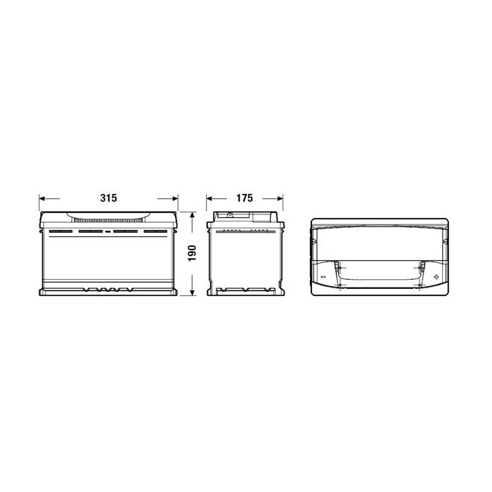 EXIDE PREMIUM Starterbatterie EA900