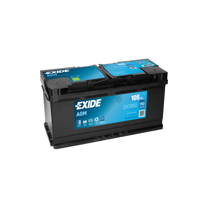 EXIDE AGM Starterbatterie EK1050