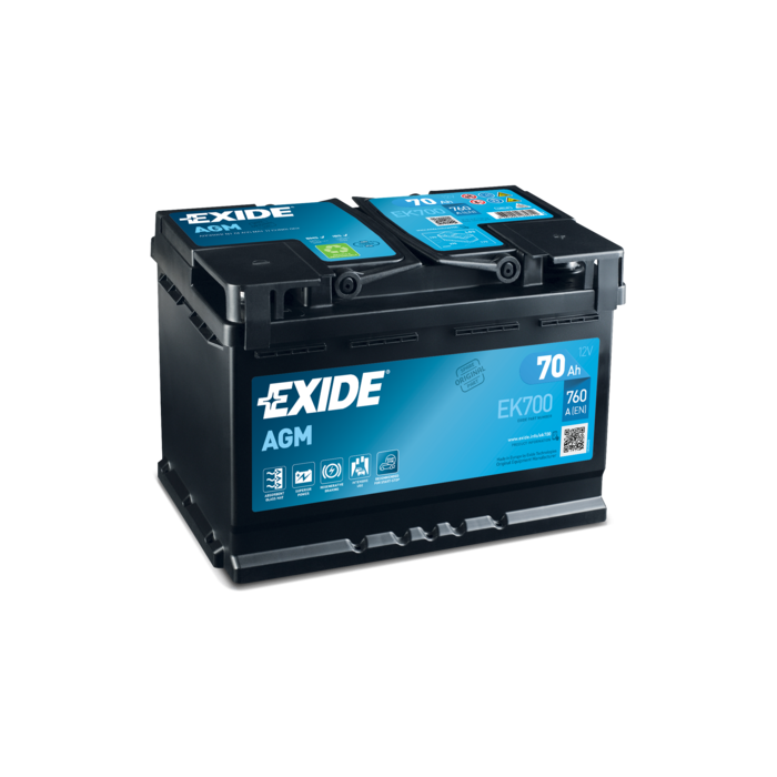 EXIDE AGM Starterbatterie EK700