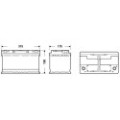 EXIDE AGM Starterbatterie EK800