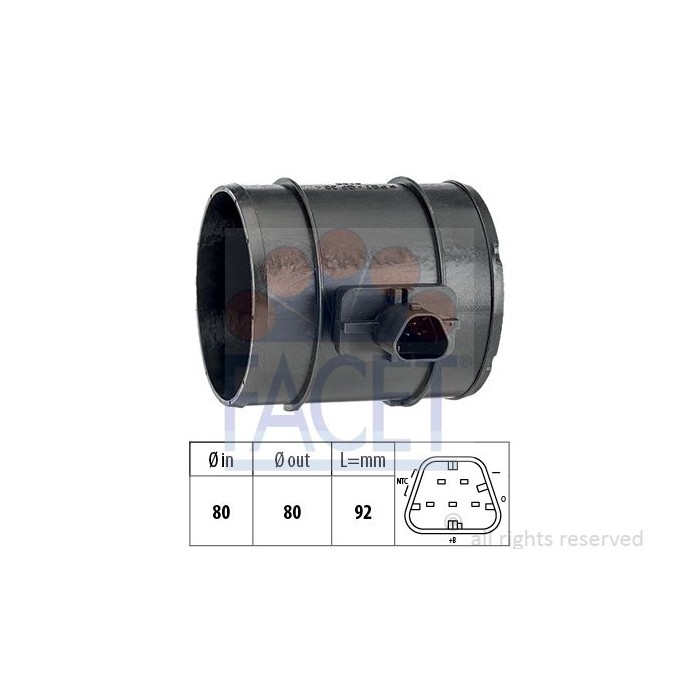 FACET Made in Italy - OE Equivalent Luftmassenmesser 10.1438