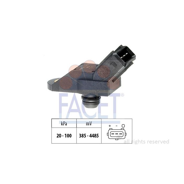 FACET Made in Italy - OE Equivalent Luftdrucksensor, Höhenanpassung 10.3010