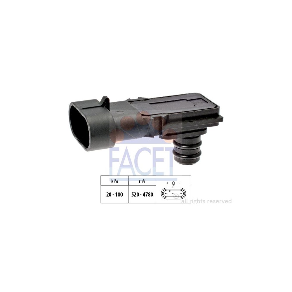 FACET Made in Italy - Luftdrucksensor, Höhenanpassung 10.3023