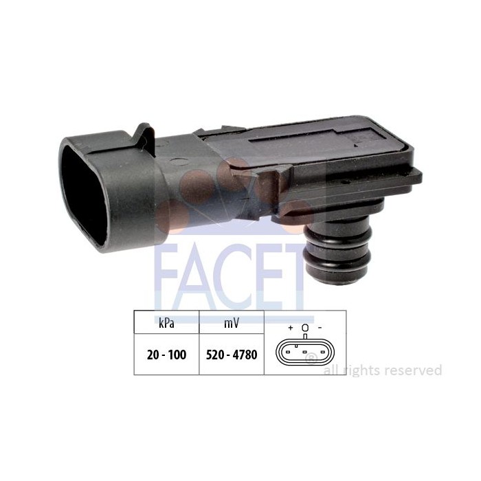 FACET Made in Italy - Luftdrucksensor, Höhenanpassung 10.3023