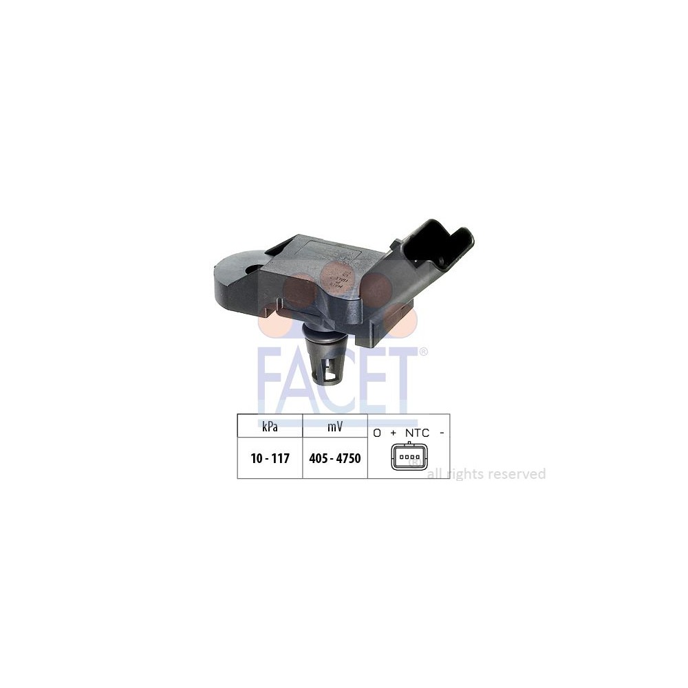 FACET Made in Italy - Luftdrucksensor, Höhenanpassung 10.3080
