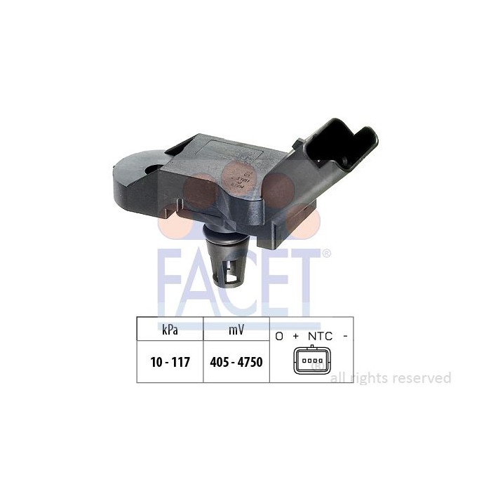 FACET Made in Italy - Luftdrucksensor, Höhenanpassung 10.3080