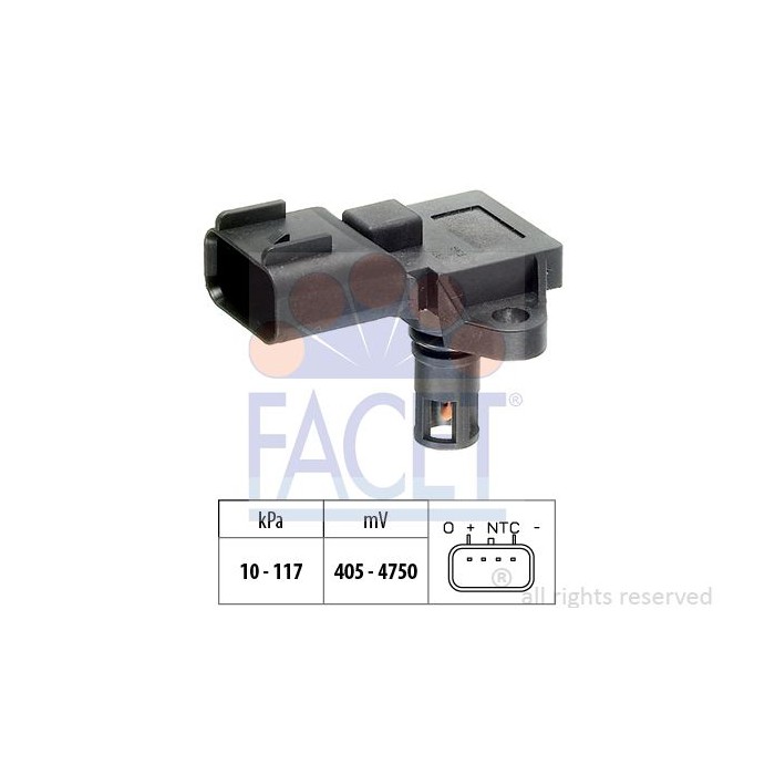 FACET Made in Italy - Luftdrucksensor, Höhenanpassung 10.3097