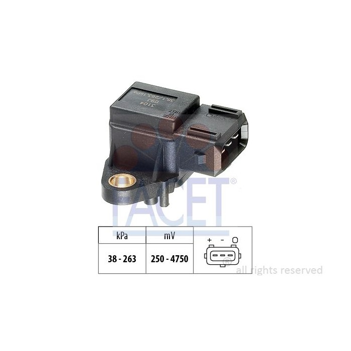 FACET Made in Italy - Luftdrucksensor, Höhenanpassung 10.3104