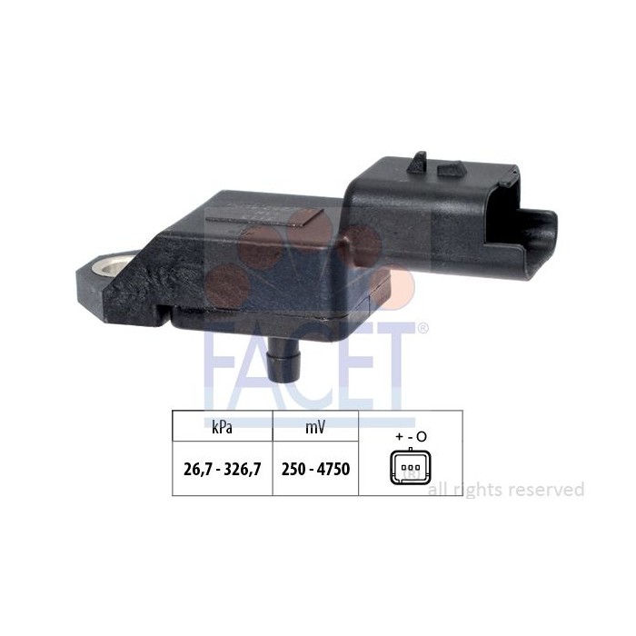 FACET Made in Italy - Luftdrucksensor, Höhenanpassung 10.3134