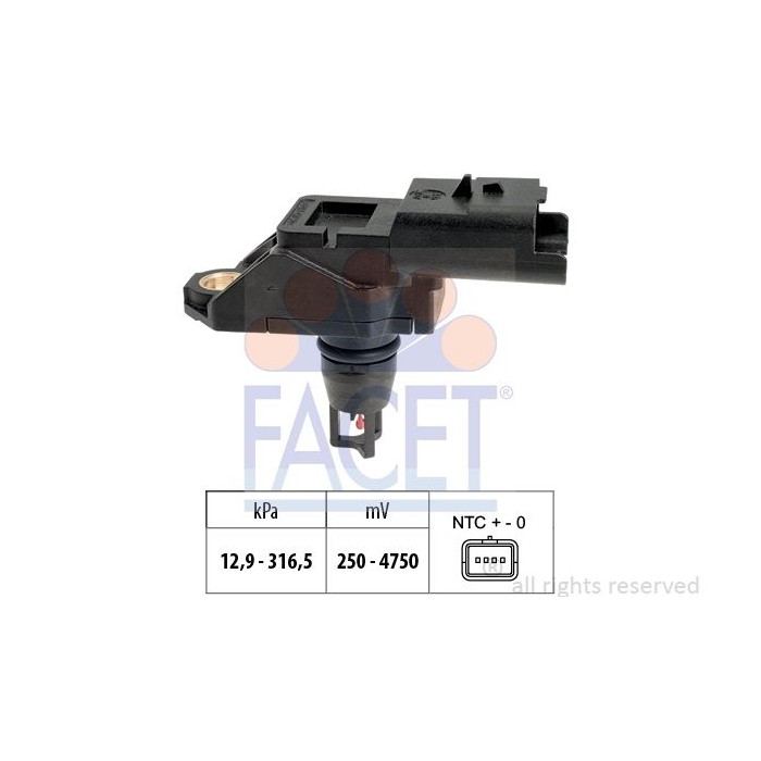 FACET Made in Italy - Luftdrucksensor, Höhenanpassung 10.3261