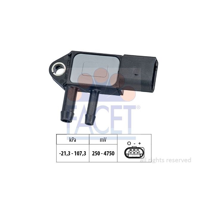 FACET Made in Italy - Sensor, Abgasdruck 10.3265