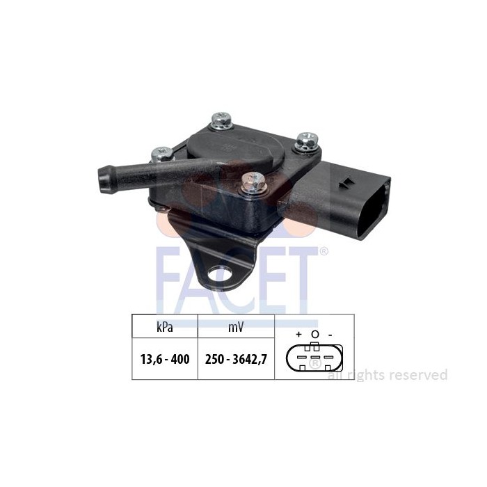FACET Made in Italy - Sensor, Abgasdruck 10.3319