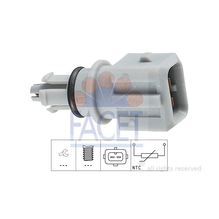 FACET Made in Italy - Sensor, Ansauglufttemperatur 10.4012