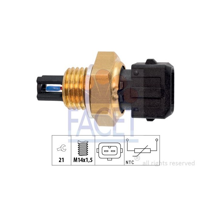 FACET Made in Italy - Sensor, Ansauglufttemperatur 10.4015
