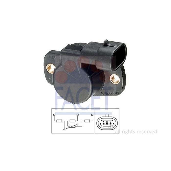 FACET Made in Italy - Sensor, Drosselklappenstellung 10.5096