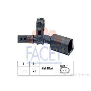 FACET Made in Italy - Sensor, Raddrehzahl 21.0010