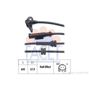 FACET Made in Italy - Sensor, Raddrehzahl 21.0086