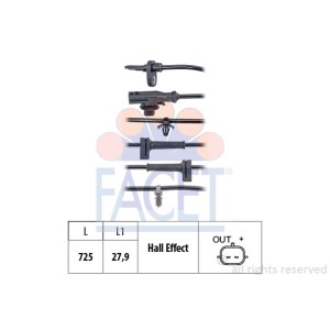 FACET Made in Italy - Sensor, Raddrehzahl 21.0095