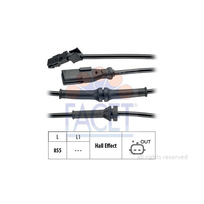 FACET Made in Italy - Sensor, Raddrehzahl 21.0104