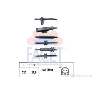 FACET Made in Italy - Sensor, Raddrehzahl 21.0139