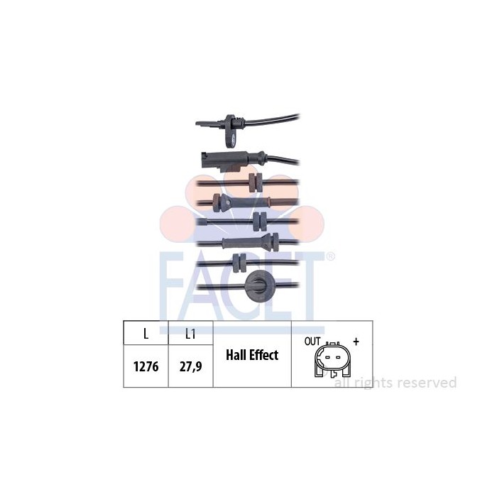 FACET Made in Italy - Sensor, Raddrehzahl 21.0141