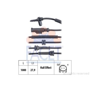 FACET Made in Italy - Sensor, Raddrehzahl 21.0143