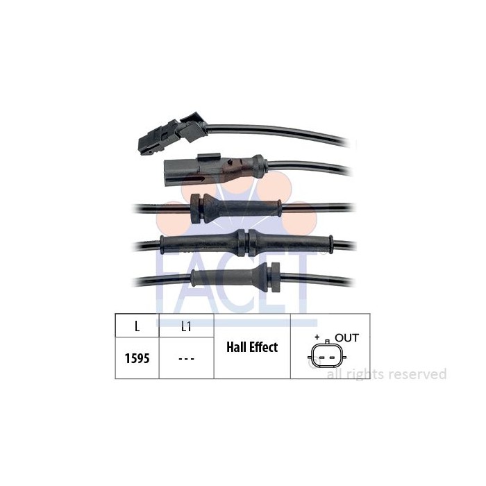 FACET Made in Italy - Sensor, Raddrehzahl 21.0145