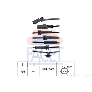 FACET Made in Italy - Sensor, Raddrehzahl 21.0148