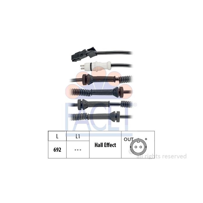 FACET Made in Italy - Sensor, Raddrehzahl 21.0149