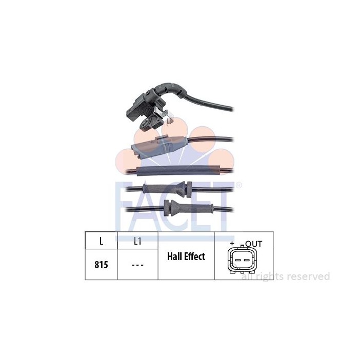 FACET Made in Italy - Sensor, Raddrehzahl 21.0150