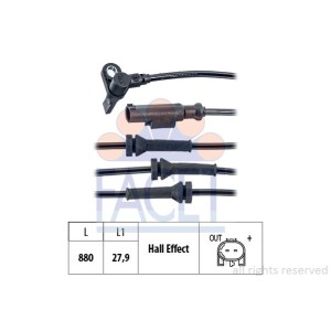 FACET Made in Italy - Sensor, Raddrehzahl 21.0163