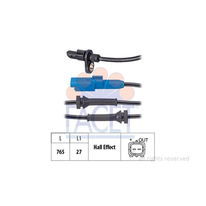 FACET Made in Italy - Sensor, Raddrehzahl 21.0170