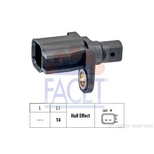 FACET Made in Italy - Sensor, Raddrehzahl 21.0186