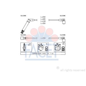FACET Made in Italy - Zündleitungssatz 4.7195
