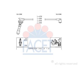 FACET Made in Italy - Zündleitungssatz 4.7255