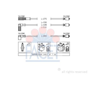 FACET Made in Italy - Zündleitungssatz 4.8354