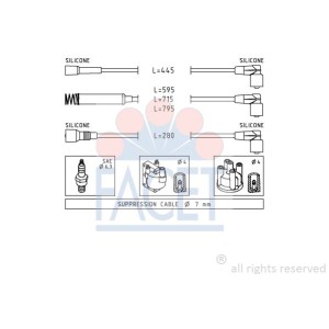 FACET Made in Italy - Zündleitungssatz 4.8956
