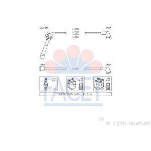 FACET Made in Italy - Zündleitungssatz 4.9732