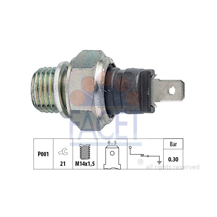 FACET Made in Italy - Öldruckschalter 7.0000