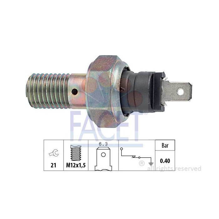 FACET Made in Italy - Öldruckschalter 7.0004