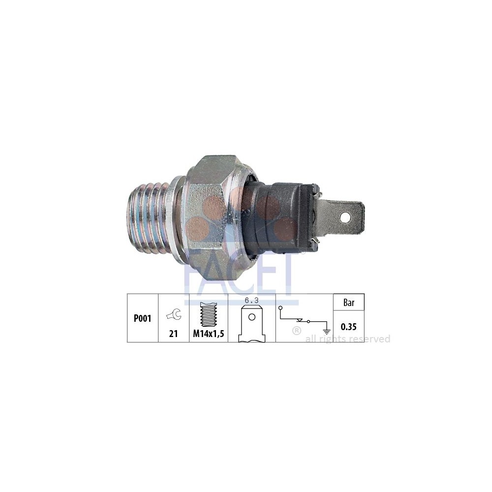 FACET Made in Italy - Öldruckschalter 7.0006