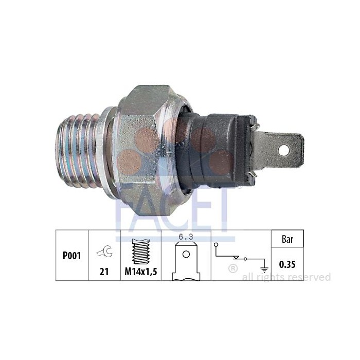 FACET Made in Italy - Öldruckschalter 7.0006